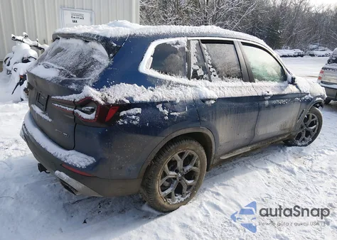 2023 BMW X3 xDrive30I z USA, uszkodzony, nr VIN 5UX53DP06P9N74195